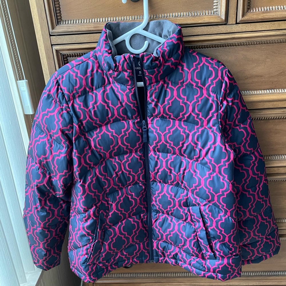 Land’s End Lattice Down Jacket Size M